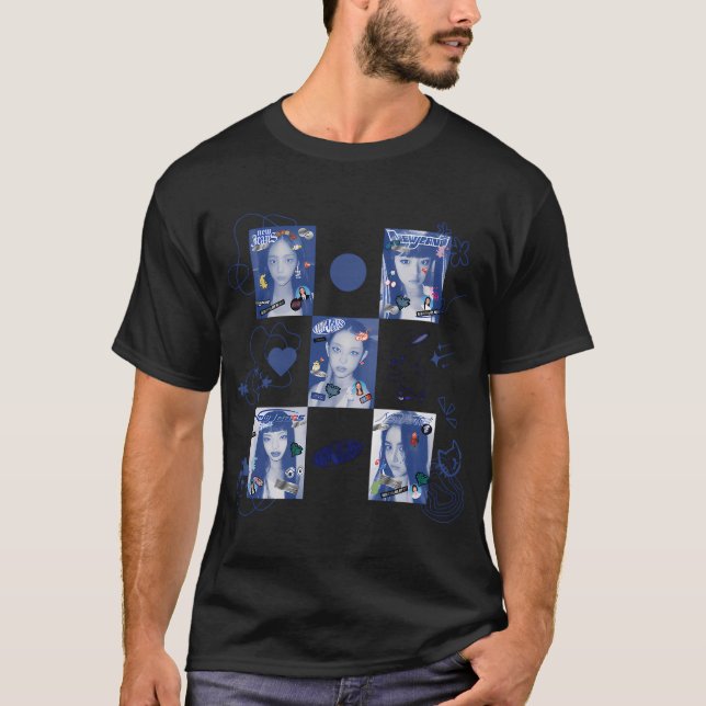 Newjeans Blue Book Ep T-Shirt (Vorderseite)