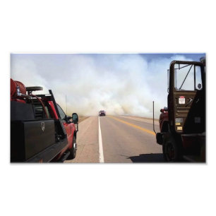 Newkirk Fire Truck Fotodruck