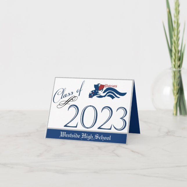 NewLeilah Westside High School Abgeklappte Ankündi Ankündigung (Vorderseite)