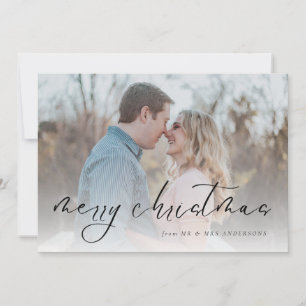 Newly Wed Foto Script Frohe Weihnachten