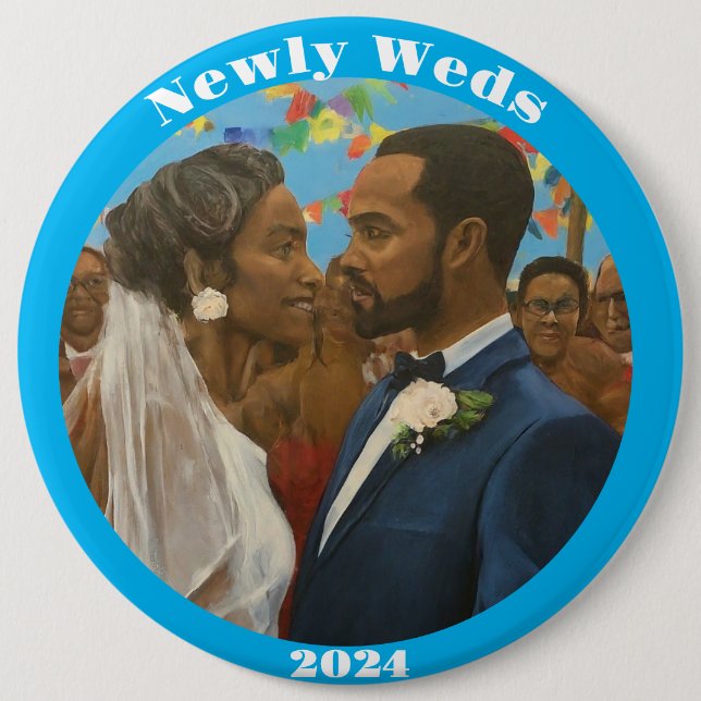 Newly Weds Button (Vorderseite)