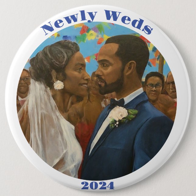 Newly Weds Button (Vorderseite)