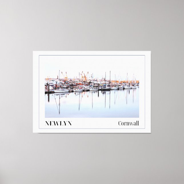 Newlyn Harbour, Cornwall Leinwanddruck (Vorderseite)