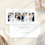 Newlyweds 4 Fotos Verheiratet & Frohe Weihnachten<br><div class="desc">Neuigkeiten 4 Fotos Weiße Schrift Verheiratet & Frohe Weihnachten. Verfügbar in digitaler Form und gedruckt. Modern und minimalistisch,  mit einem stilvollen Set-Skript für Verheiratet & Merry. Ersetzen Sie die Beispielbilder durch Ihre eigenen Hochzeitsfavoriten und personalisieren Sie bei Bedarf die Erholung der Wörter auf jeder Seite.</div>