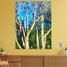 Newman Rd Whidbey Island Trees #1 Leinwanddruck