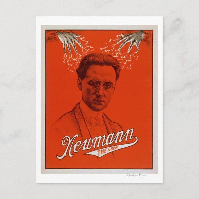 Newmann, das große Magician Poster Nr. 2 Postkarte (Vorderseite)