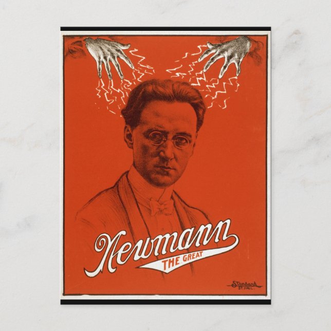 Newmann, der große Magier Postkarte (Vorderseite)