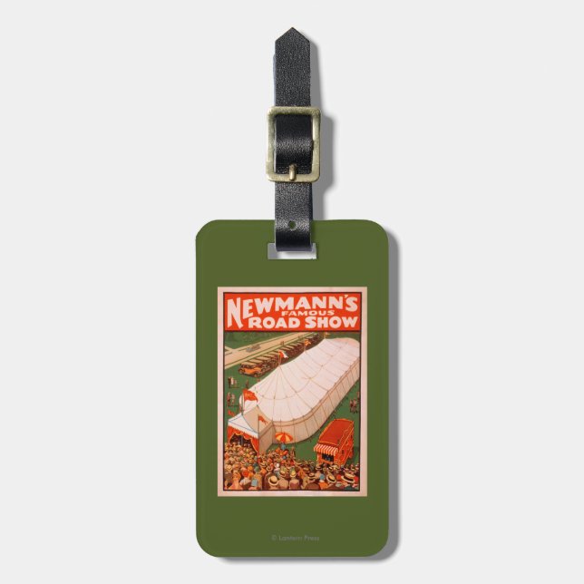 Newmanns berühmtes magisches gepäckanhänger (Vorderseite vertikal)