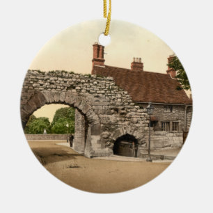 Newport Arch, Lincoln City, Lincolnshire, England Keramikornament