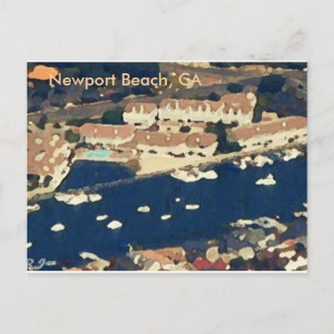 Newport Beach, CA Postkarte