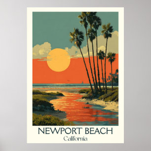 Newport Beach California Art Print   Hochküste Poster