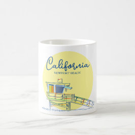 Newport Beach California Kaffeetasse