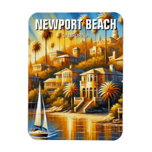 Newport Beach California Magnet