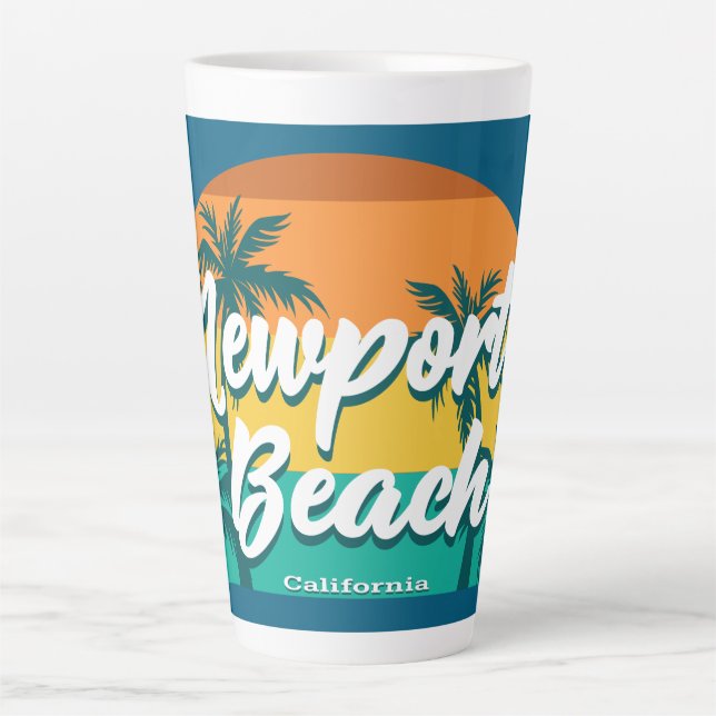 Newport Beach California Milchtasse (Vorderseite)