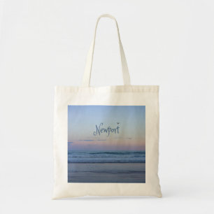 Newport Beach California Ocean Sunrise Blue Tragetasche