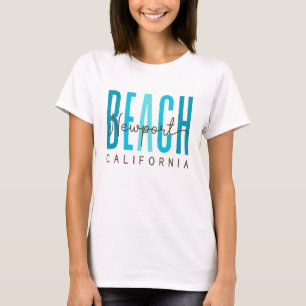 Newport Beach California (Ozean) T-Shirt