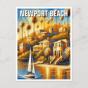 Newport Beach California Postkarte