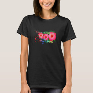 Newport Beach California Tropical Blume Family V T-Shirt