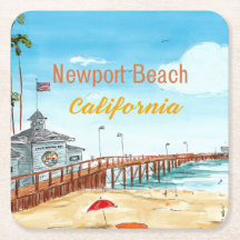 Newport Beach California Untersetzer