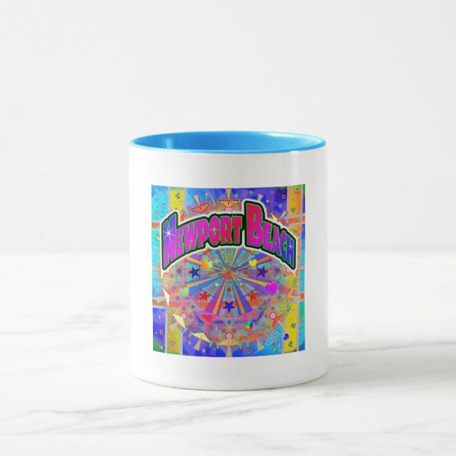 Newport Beach Cosmic Unity Tasse (Zentrum)