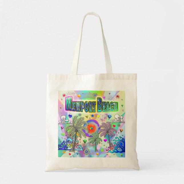 Newport Beach Deep Dream Tote Tasche (Vorne)