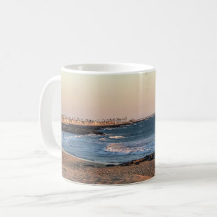 Newport Beach in Sunset, Kalifornien Kaffeetasse