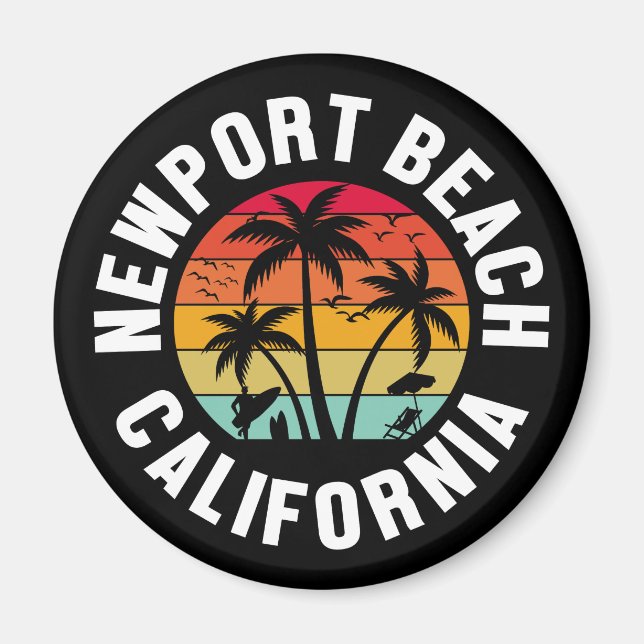 Newport Beach, Kalifornien Magnet (Vorne)