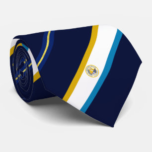 Newport Beach (Kalifornien) Stadtflagge Neck Tie Krawatte