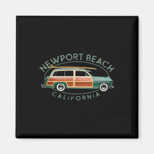 Newport Beach Kalifornien Vintage Surfen Magnet