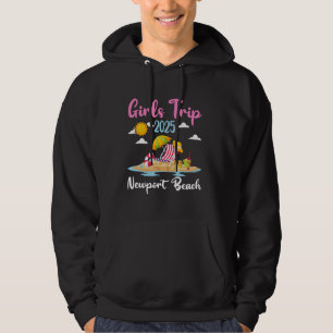 Newport Beach Mädchen-Trip 2025 Sommerurlaub Übere Hoodie