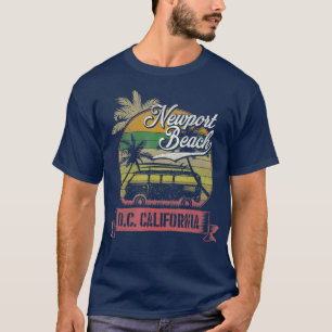Newport Beach Orange Landkreis California Surfing T-Shirt