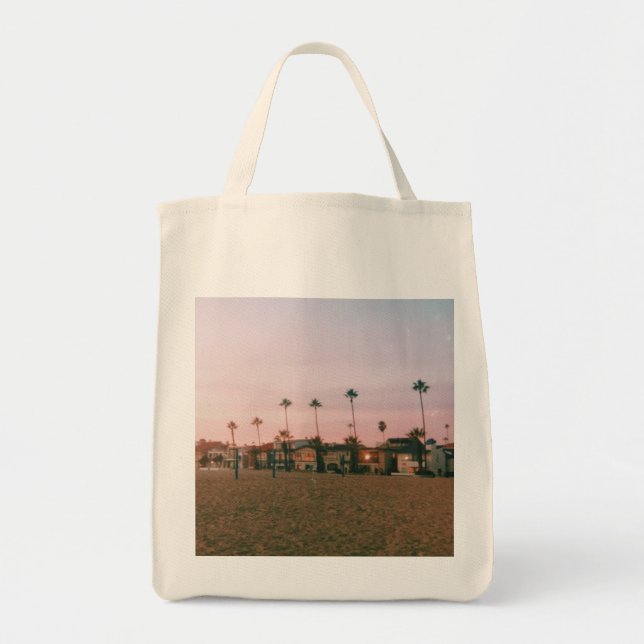 Newport Beach Pastel Sunset Tragetasche (Vorne)