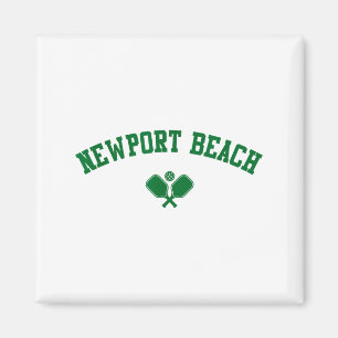 Newport Beach Pickleball Grüne Magnet