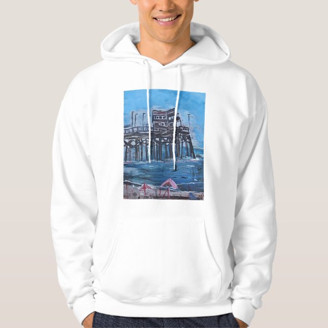 NEWPORT BEACH PIER HOODIE (Vorderseite)