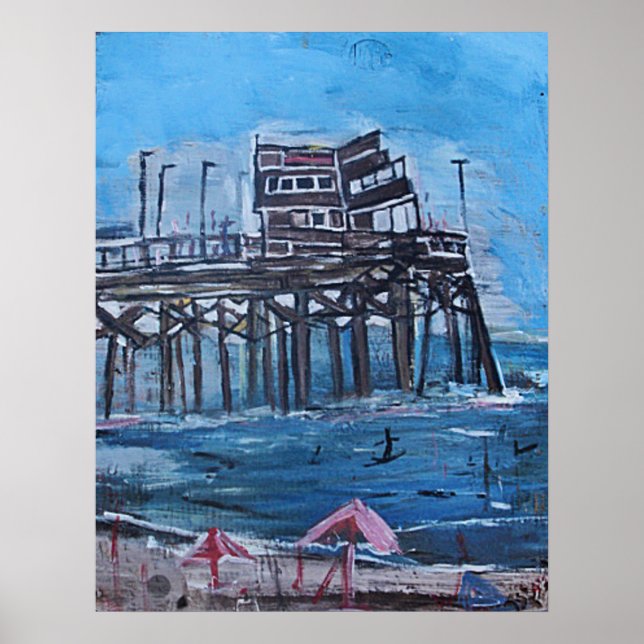 NEWPORT BEACH PIER POSTER (Vorne)