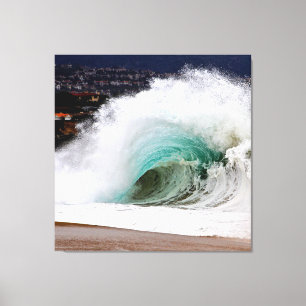 Newport Beach Pinwheel Wave (Leinwand 101cm x 101c Leinwanddruck