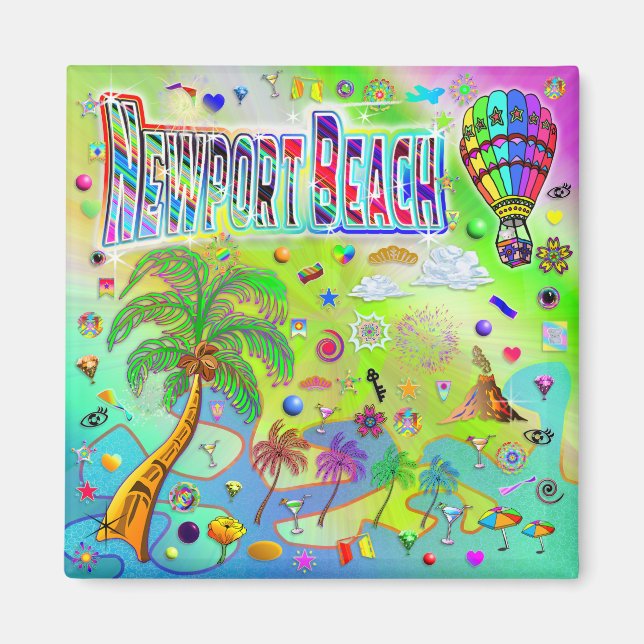 Newport Beach Timeless Melody Magnet (Vorne)