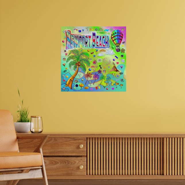 Newport Beach Timeless Melody Poster (Wohnzimmer 2)