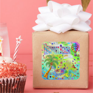 Newport Beach Timeless Melody Sticker