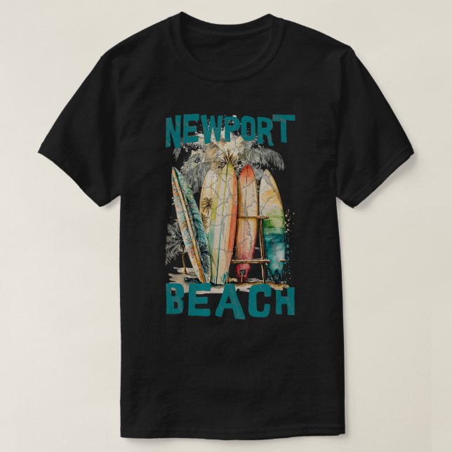 Newport Beach TShirt (Design vorne)