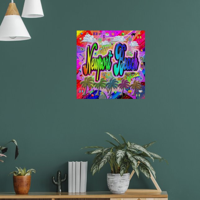 Newport Beach Vista Express Poster (Wohnzimmer 1)