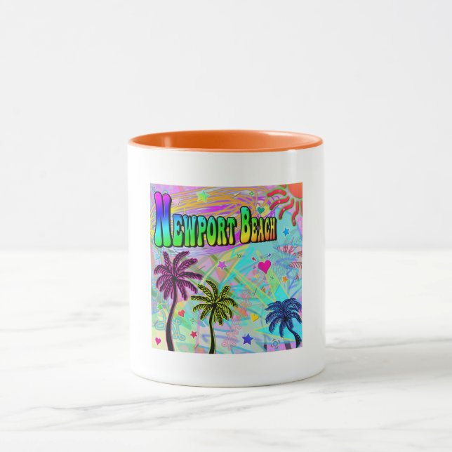 Newport Beach Vivid Romance Tasse (Zentrum)