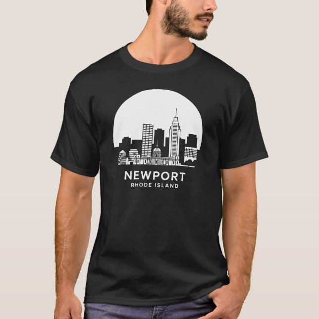 Newport City Rhode Island USA T-Shirt (Vorderseite)