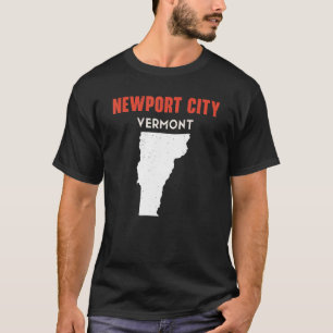 Newport city Vermont USA Staat America Travel Verm T-Shirt