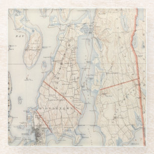 Newport County, Rhode Island Glasuntersetzer