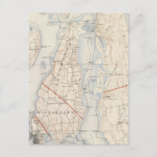 Newport Landkreis, Rhode Island Postkarte