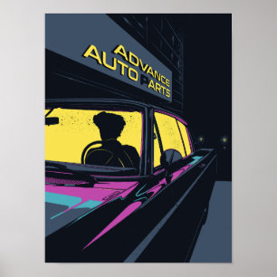 Newport-Oldtimer – Vaters Auto Poster