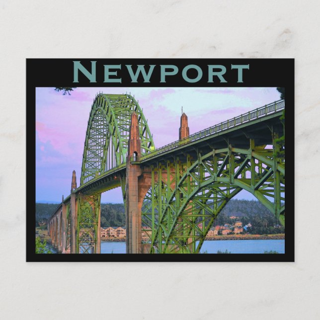 Newport (OR) Postkarte (Vorderseite)