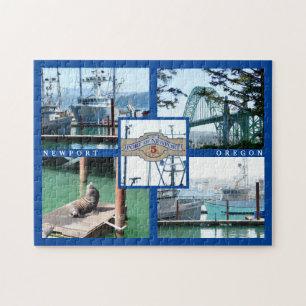 Newport Oregon Custom Foto Puzzle