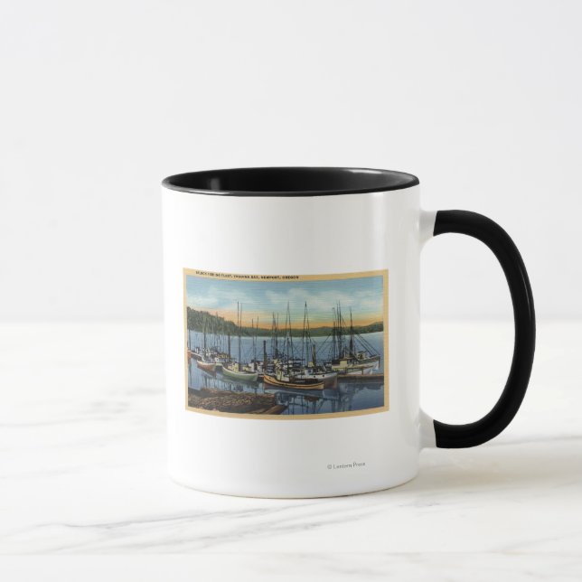 Newport, Oregon - Lachsfischerei in Yaquin Tasse (Rechts)